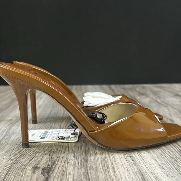 ZARA Patent Leather Stilleto Heeled sandals - Picture 1 of 10